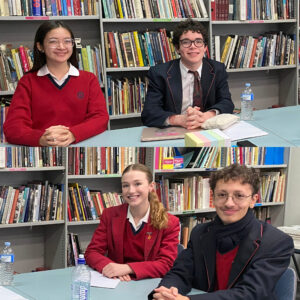 The McDonald College Senior debate team