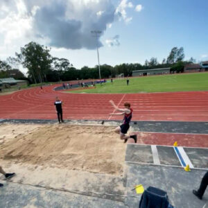 Harry Forsyth, securing 2nd place in the 800m and 3rd in the 400m for the 17 years old boys,