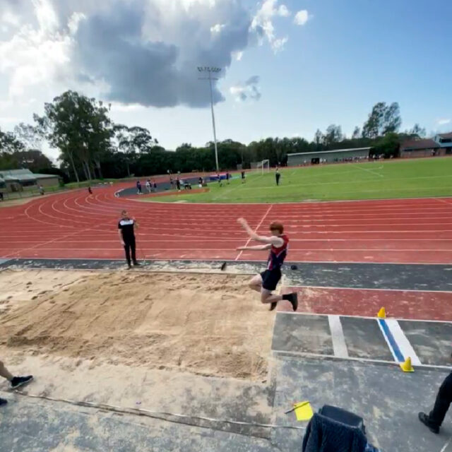 Harry Forsyth, securing 2nd place in the 800m and 3rd in the 400m for the 17 years old boys,