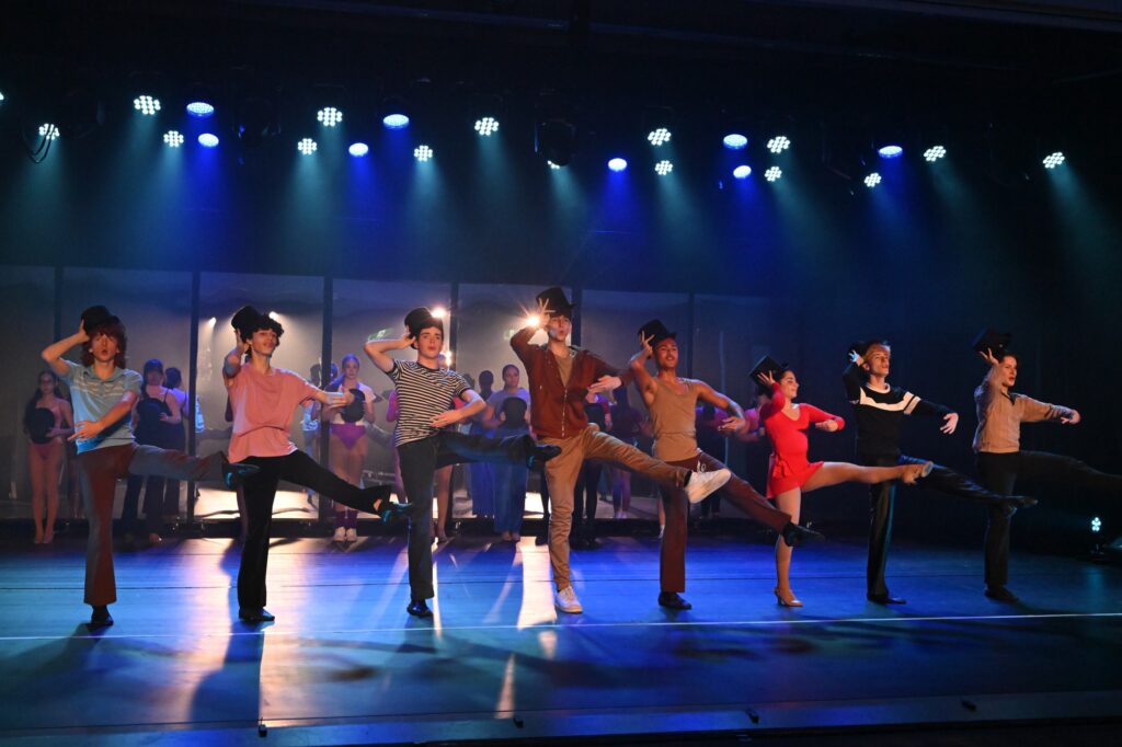 A chorus line,musical theatre,performing arts school